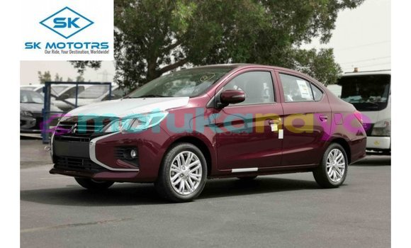 Buy Import Mitsubishi Attrage Red Car in Import - Dubai in Bandundu